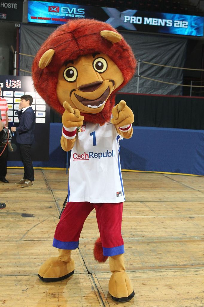 Basketbal, ČR-USA: maskot