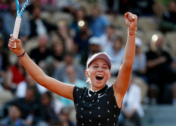 Amanda Anisimovová na French Open 2019.