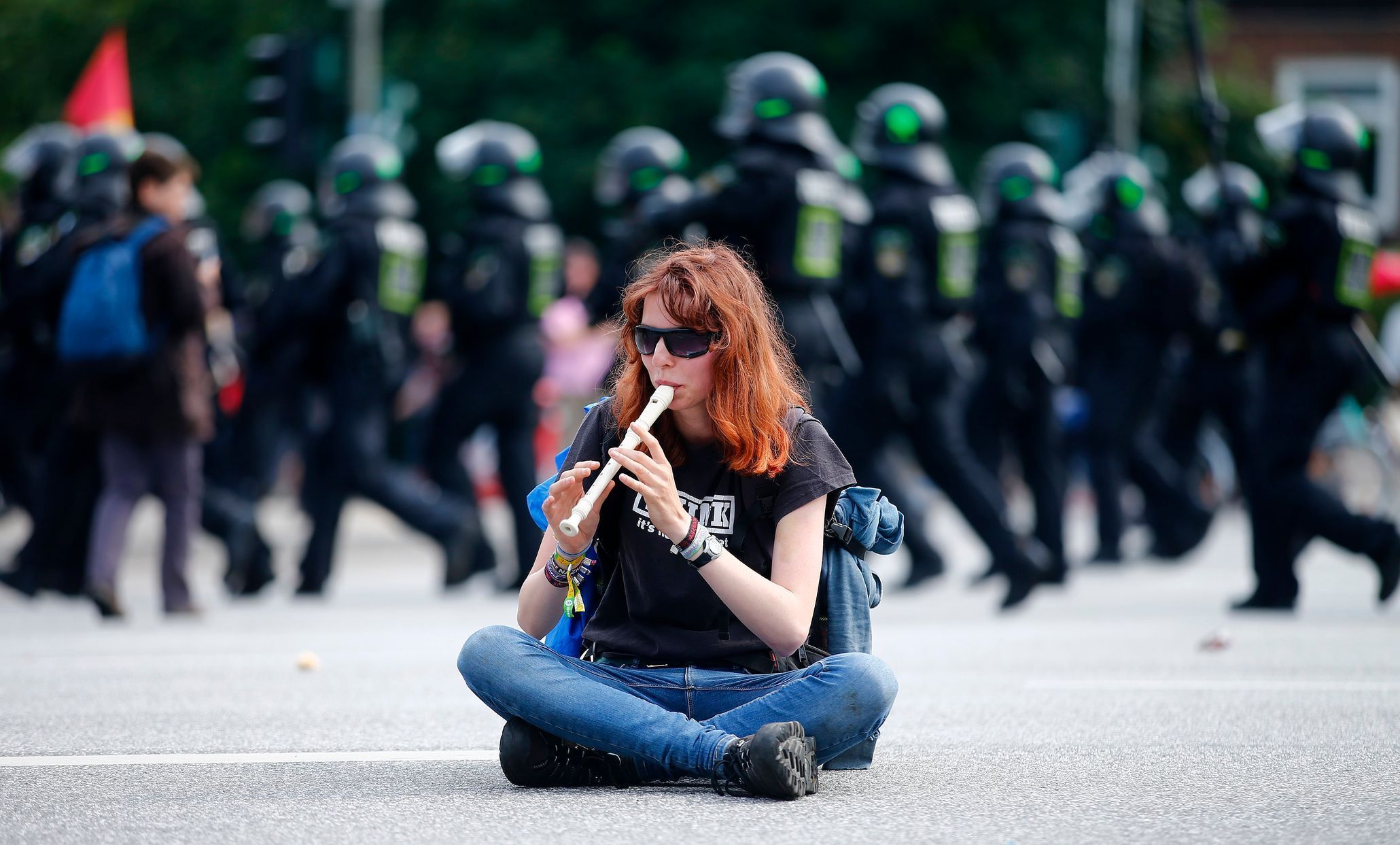 Demonstrace Vítejte v pekle proti summitu G20