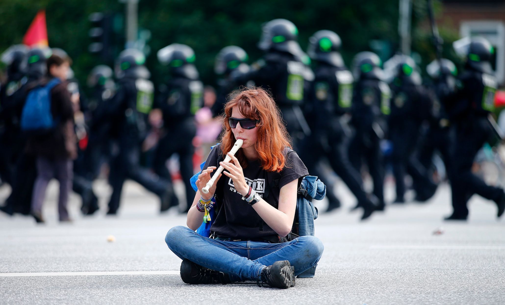 Demonstrace Vítejte v pekle proti summitu G20