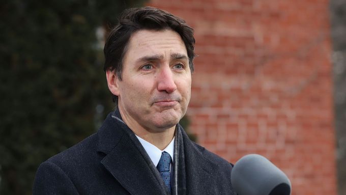 Justin Trudeau oznamuje rezignaci na funkci kanadského premiéra.