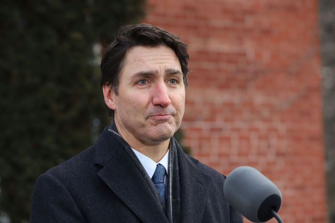 Justin Trudeau oznamuje rezignaci na funkci kanadského premiéra.