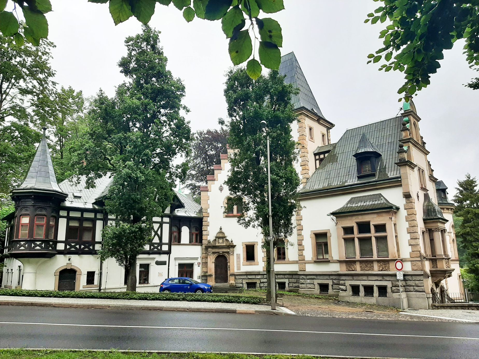 Liberec, vila, vycházky, architektura