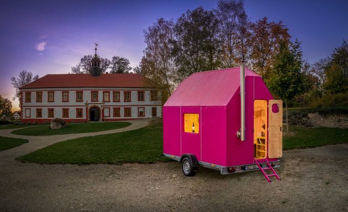 Magenta Tiny House