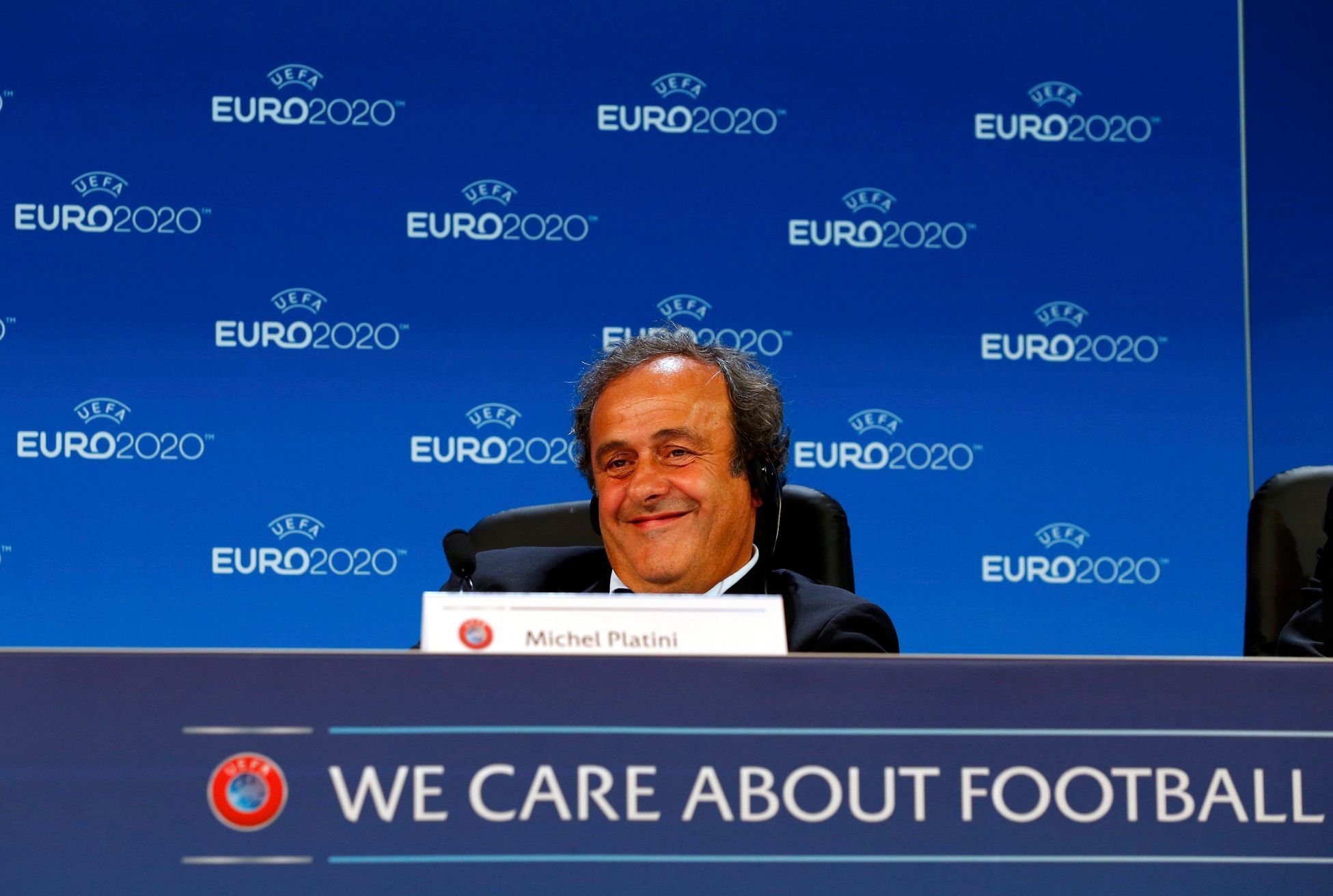 Michel Platini, předseda UEFA