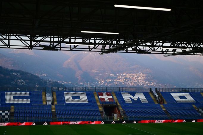 Současný stav fotbalového stadionu italského klubu Como 1907