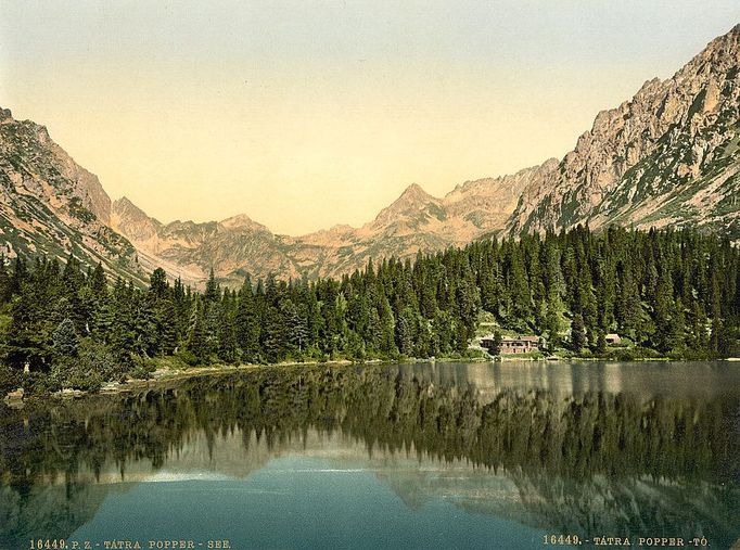 Česko a Slovensko na historických fotochromových snímcích, pořízených kolem roku 1900