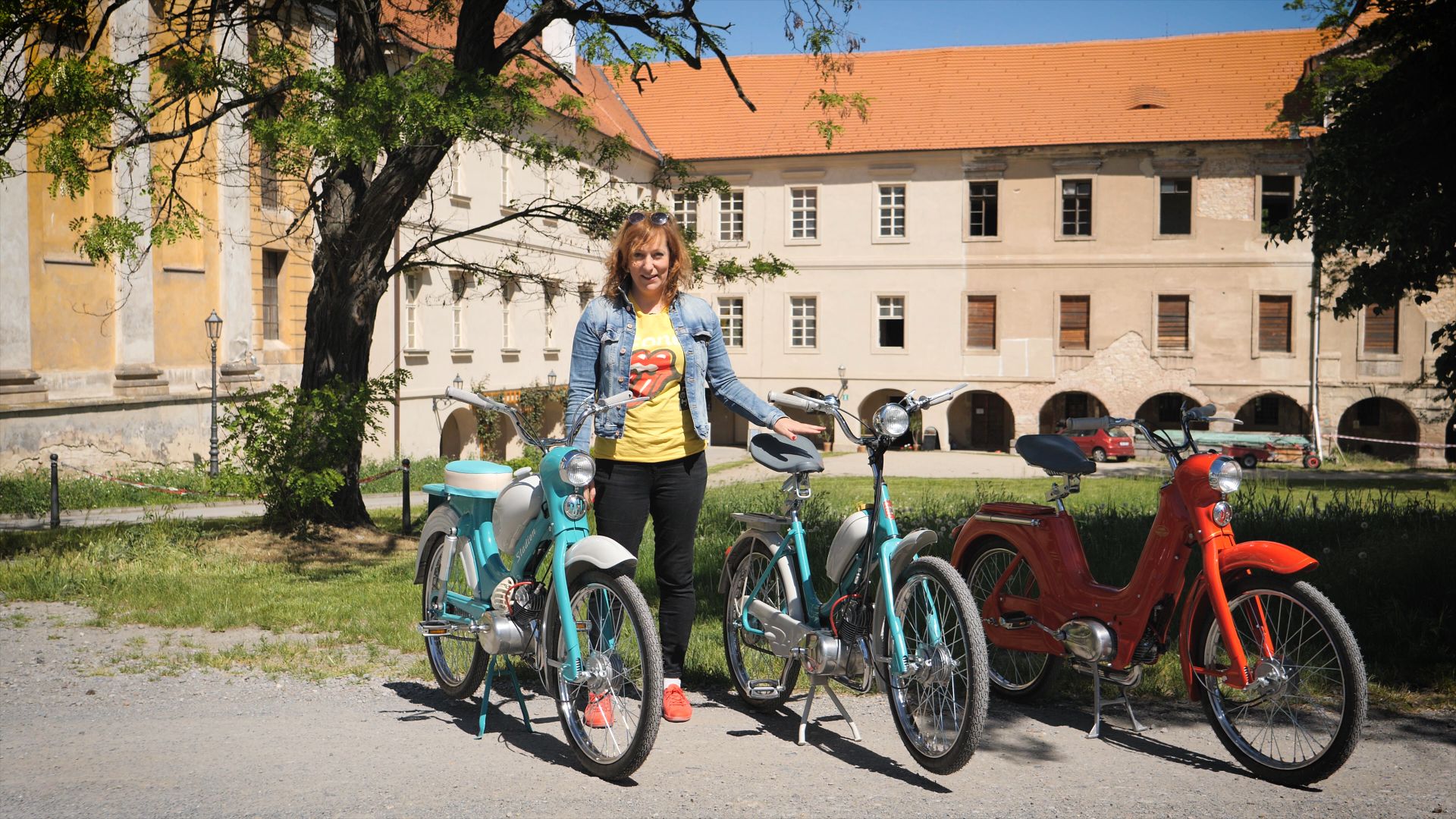 Three well-known Czechoslovak mopeds: We passed the Stadium and Jawetta.  What is a goat’s breath?