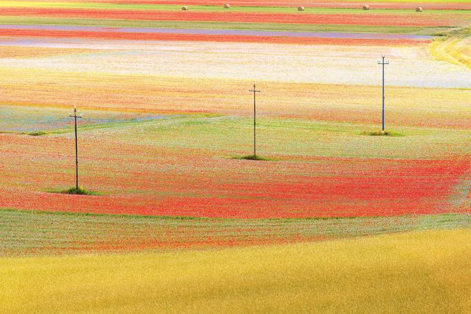 Castelluccio, dva roky po ničivém zemětřesení (využití na sociálních sítích je možné, prosím nepoužívat opakovaně, fotky nevznikly v rámci autorské smlouvy s Aktuálně.cz)