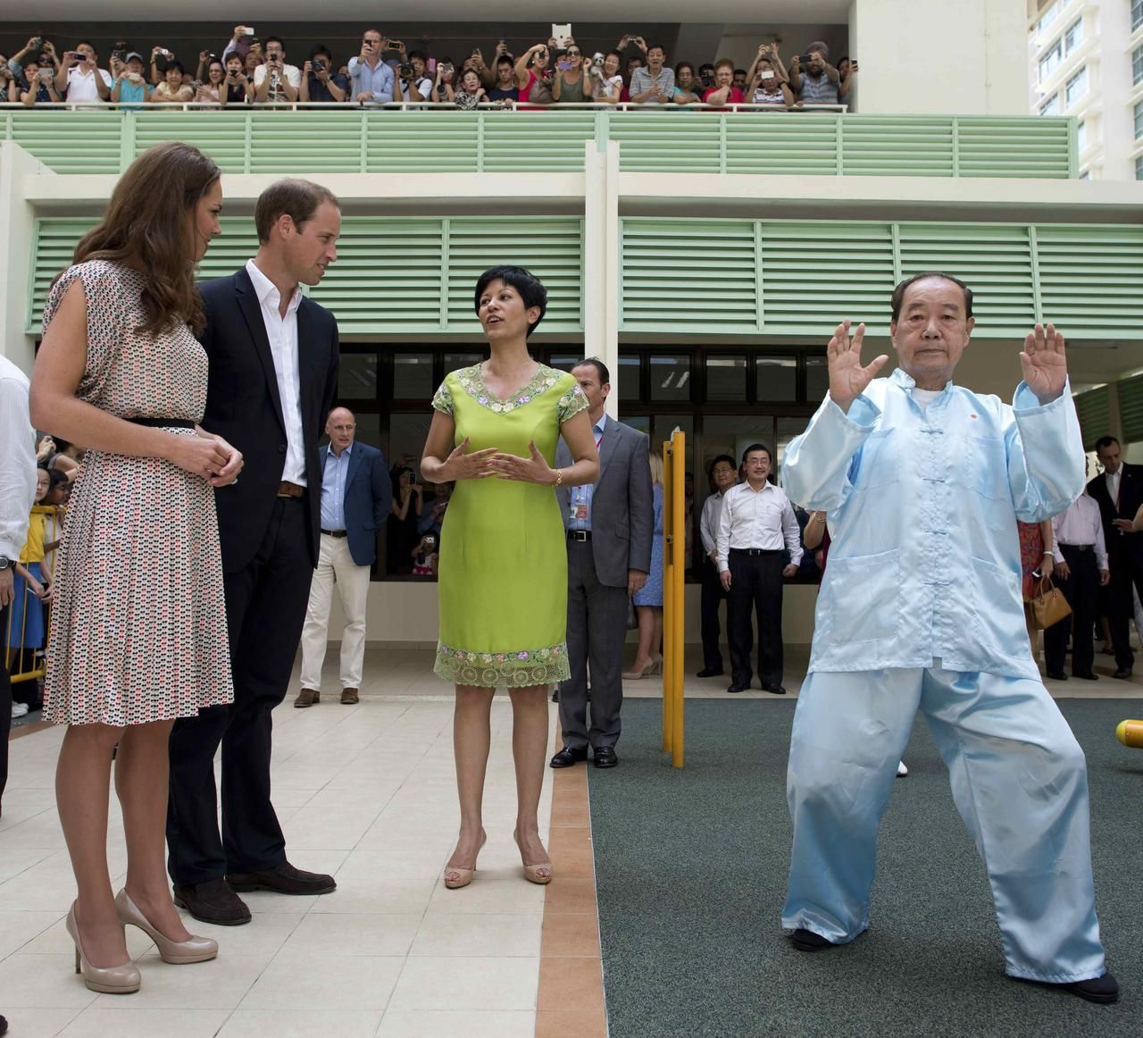 Kate a William na výletě v Singapuru