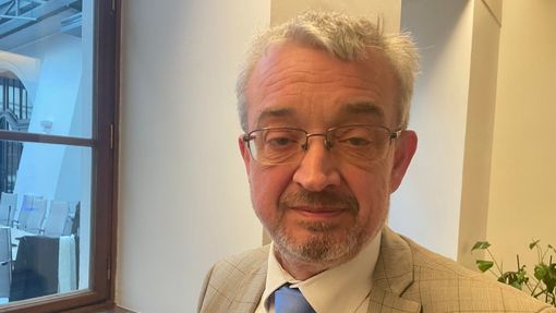 Znovuzvolený předseda poslaneckého klubu ODS Marek Benda.