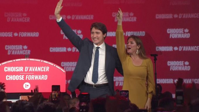 Justin Trudeau po vítězných volbách: Kanaďané odmítli rozdělení a negativitu.