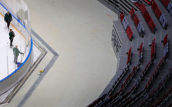 Ice Dome, zimní stadion, kde se bude hrát olympijský turnaj na olympiádě v Soči 2014