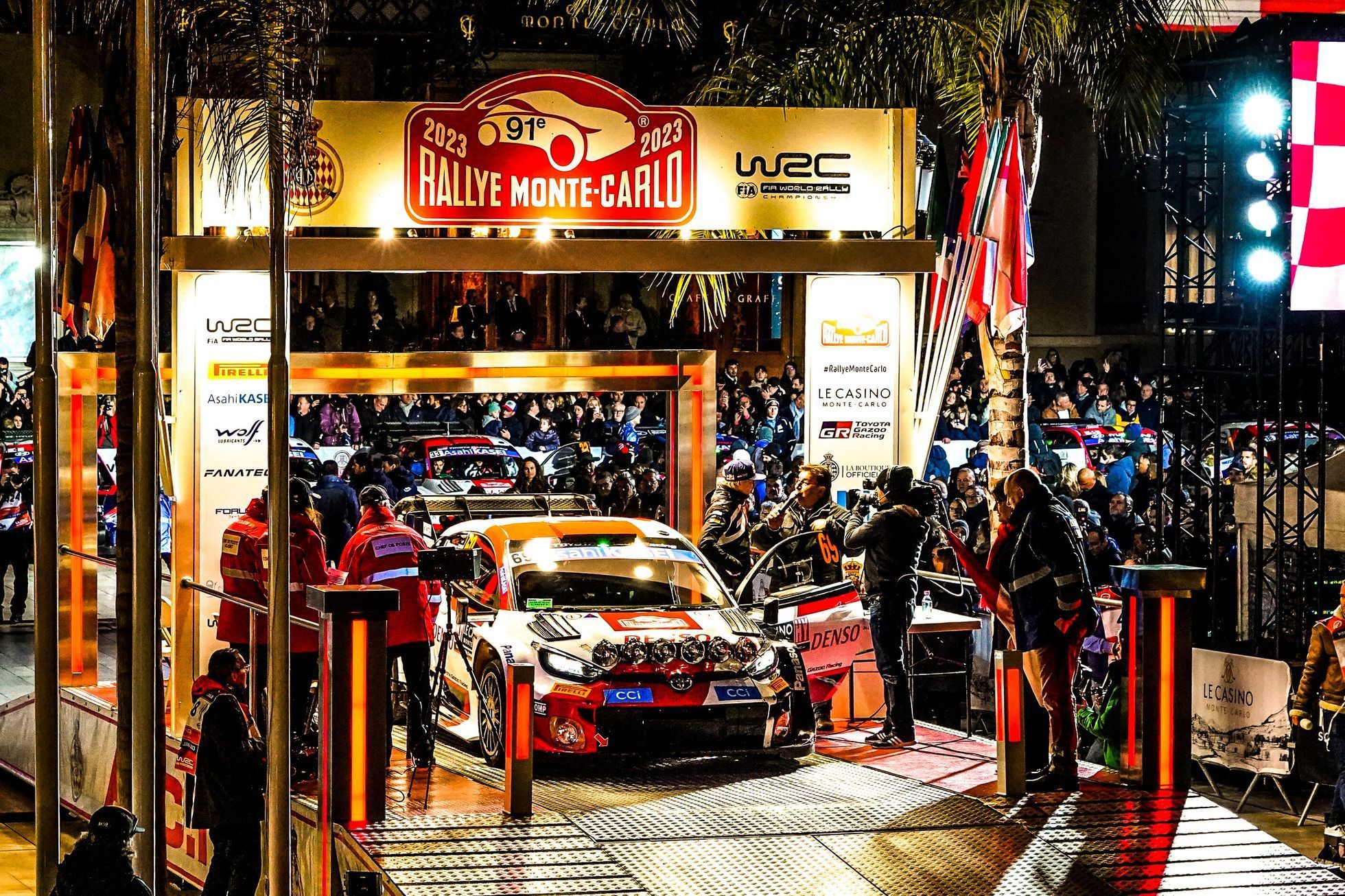 Kalle Rovanperä, Toyota na startu Rallye Monte Carlo 2023