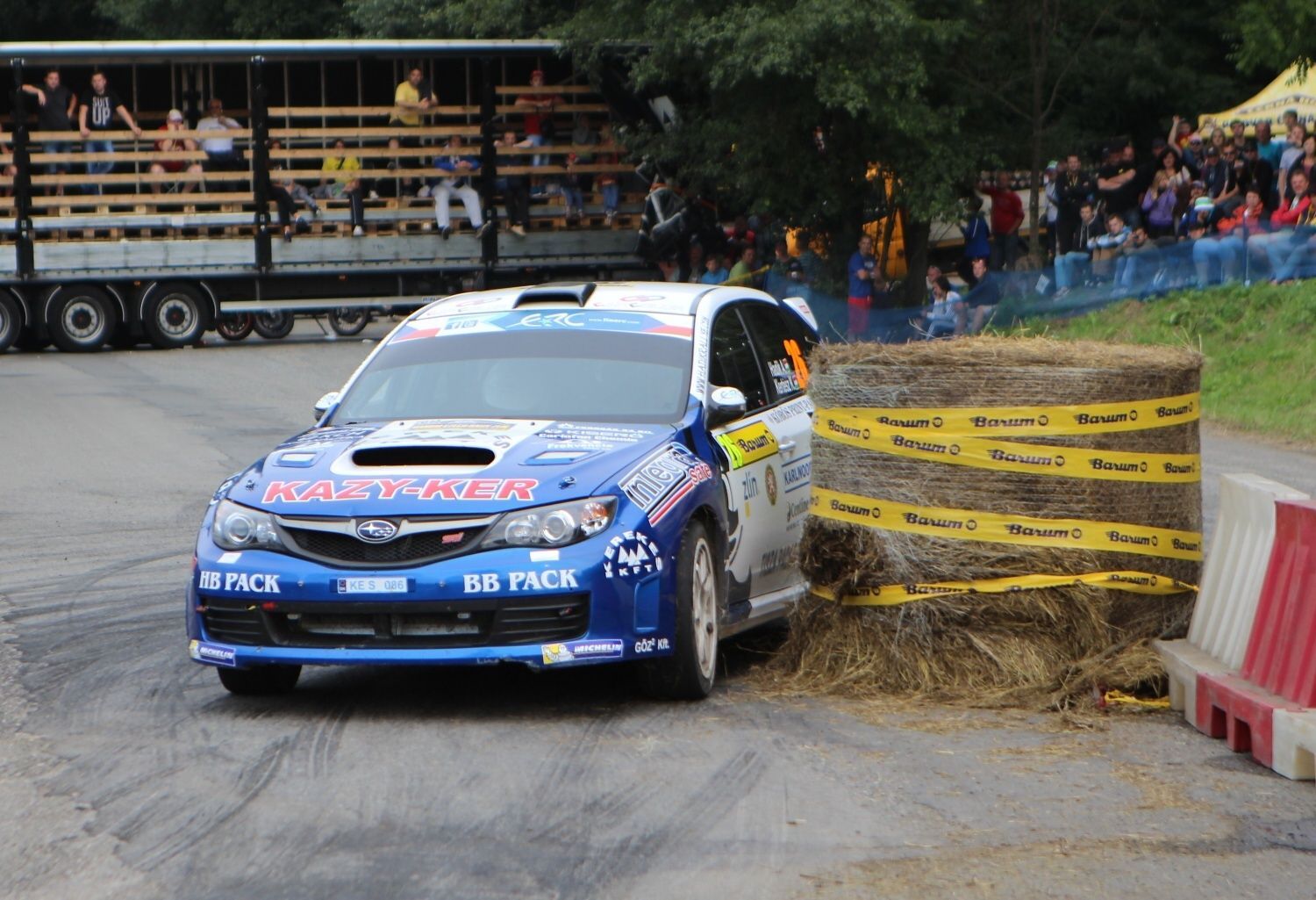 Barum rallye 2014: András Hadik, Subaru Impreza STi R4