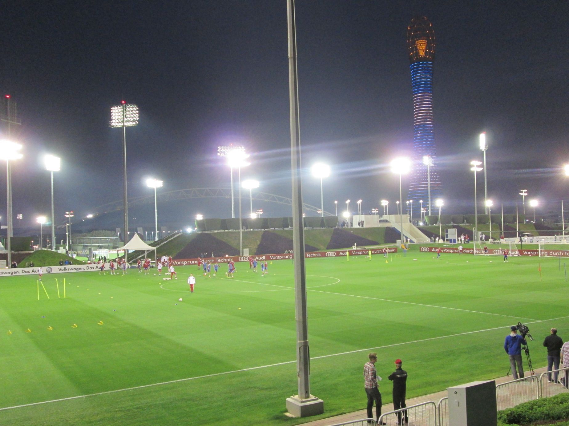 Fotbalisté Bayernu Mnichov příprava v Kataru