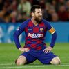 Lionel Messi v zápase LM Barcelona - Slavia Praha