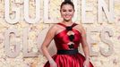 Herečka a zpěvačka Selena Gomez na pondělním předávání Zlatých glóbů.