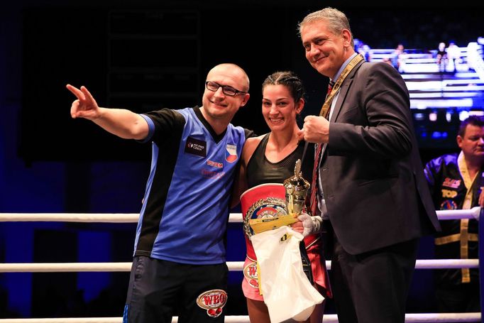 Box Live Praha 2017: Lukáš Konečný, Lucie Sedláčková a Ulf Steinforth z SES Boxing