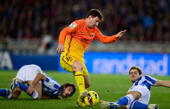 španělská liga, San Sebastian - FC Barcelona: Lionel Messi