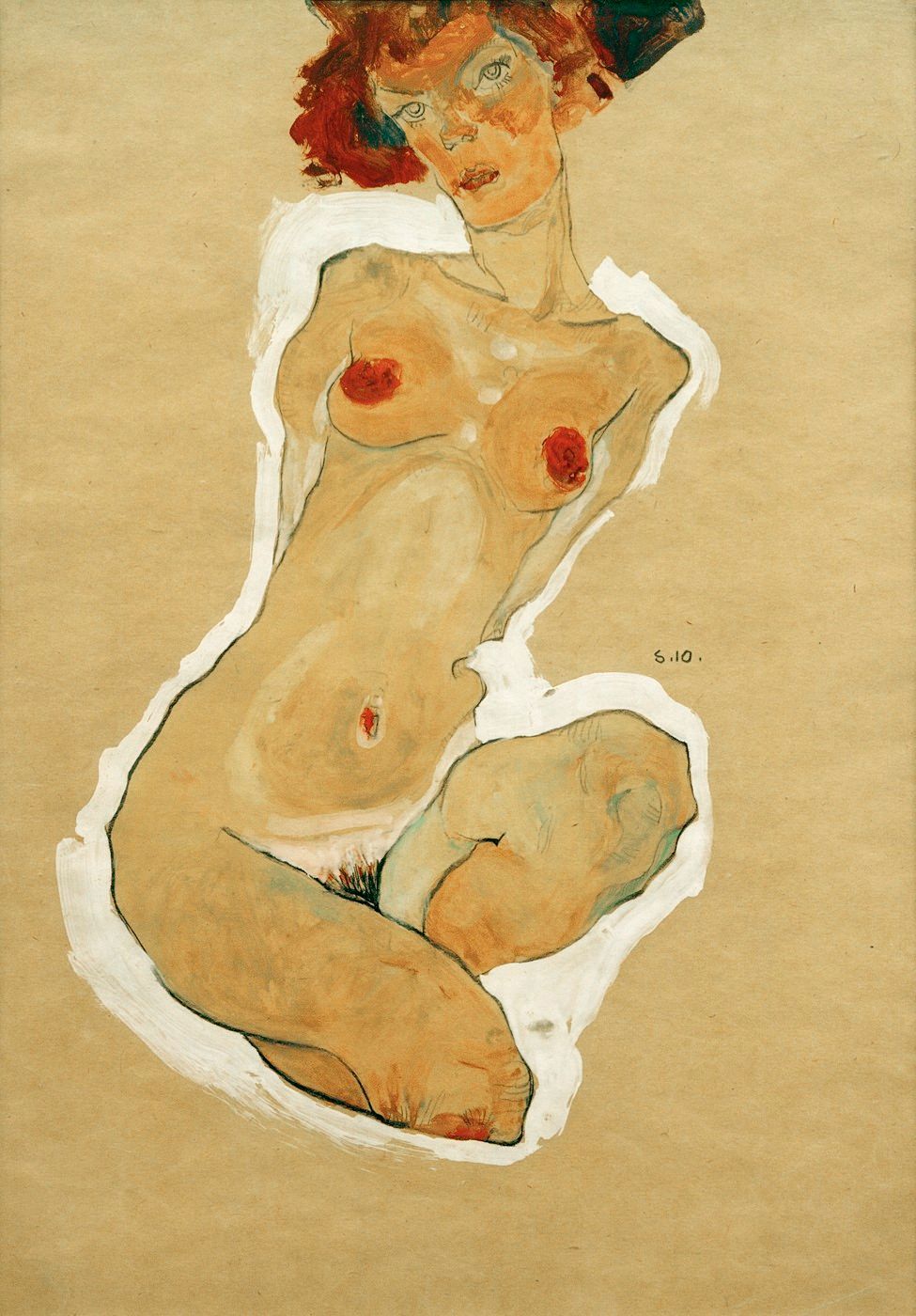 Egon Schiele, akt ženy