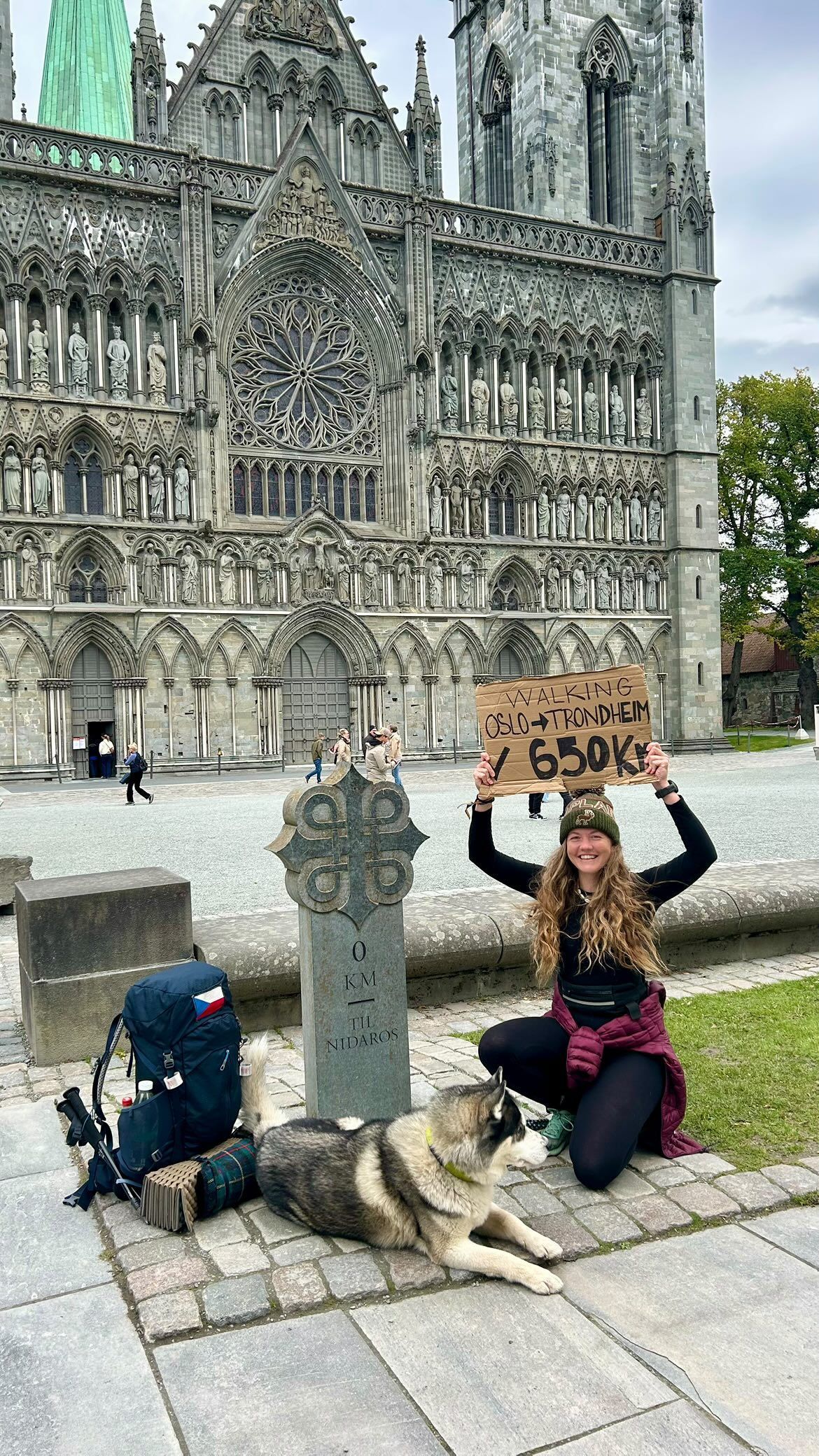 vandrák, cestovatelka