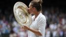 Simona Halepová na Wimbledonu 2019