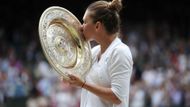 To Simona Halepová vyhrála svůj první Wimbledon.