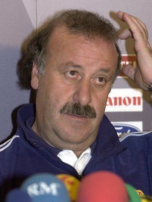 Někdejší trenér Realu Madrid Vicente del Bosque.