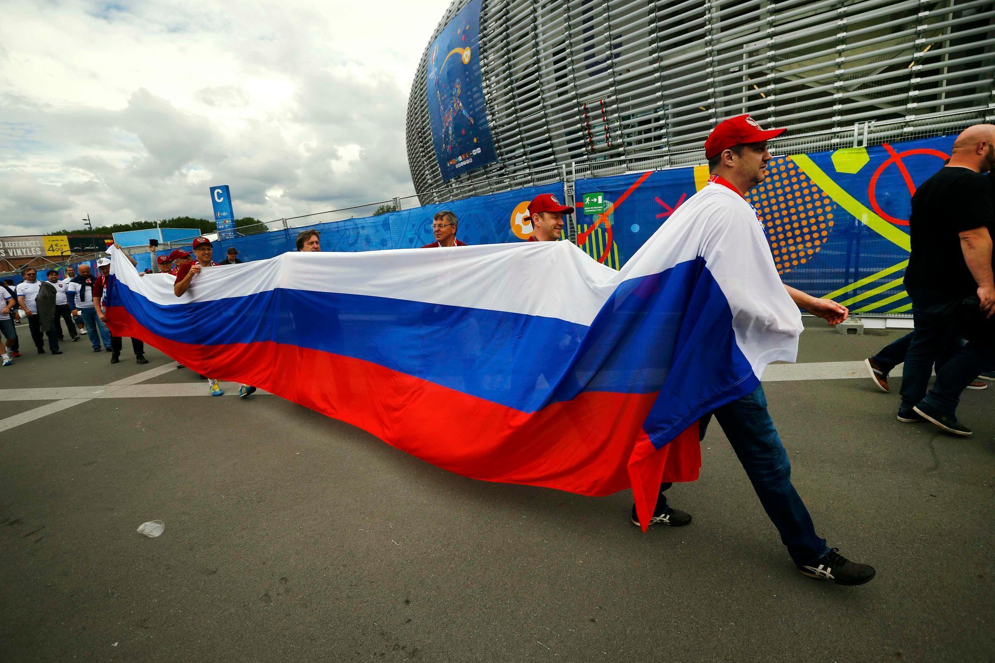Euro 2016, Rusko-Slovensko: ruští fanoušci