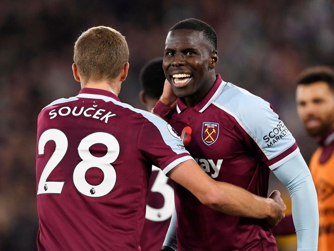 West Ham - Liverpool (Tomáš Souček, Kurt Zouma)