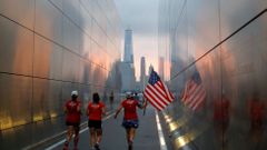 11. září, výročí, New York, USA, svítání, stětové obchodní centrum