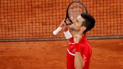 Novak Djokovič na French Open 2020