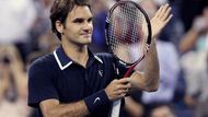 Roger Federer zvládl první kolo bez problémů