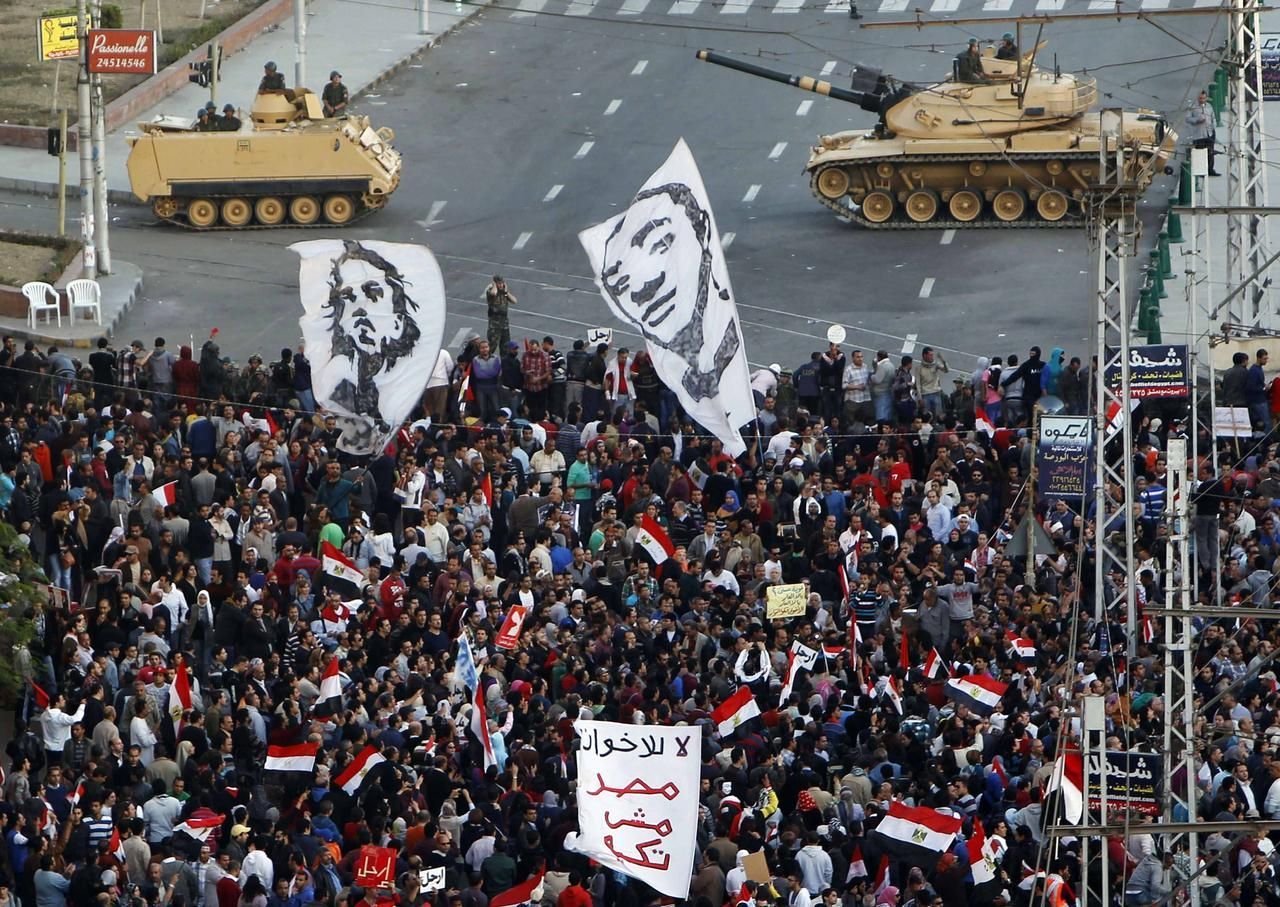 Egypt - Káhira - demonstrace proti Mursímu
