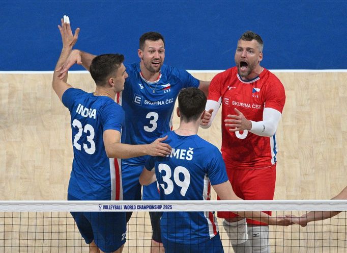 Čeští volejbalisté po výhře nad Tuniskem postupují do čtvrtfinále MS