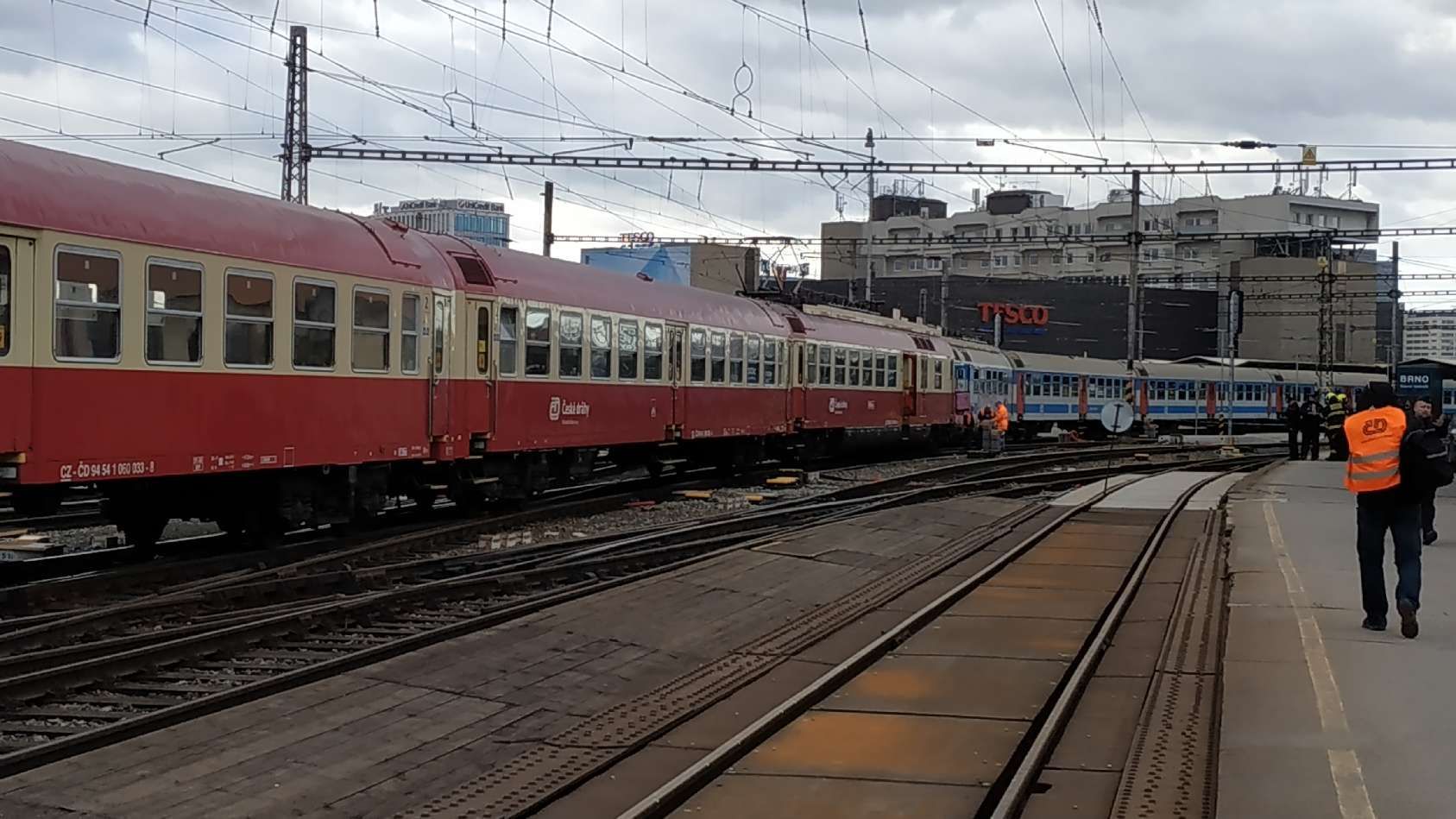 Brno srážka vlaků