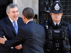 Ráno Gordon Brown ještě rozdával úsměvy, když v Downing Street vítal Baracka Obamu. Odpoledne bylo všechno jinak