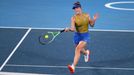 Elina Svitolinová v semifinále OH 2020 proti Markétě Vondroušové