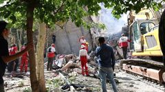 Aftermath of Israeli strikes in Tehran