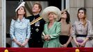 Catherine, Harry, Camilla - Trooping the Colour v Londýně