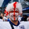 Anglický fanoušek před osmifinále Eura 2024 Anglie - Slovensko