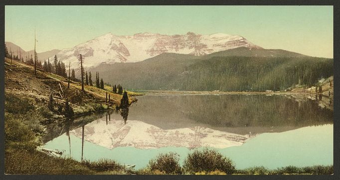 Historické fotky, fotochrom. Colorado krátce po odeznění zlaté horečky 1890-1905.