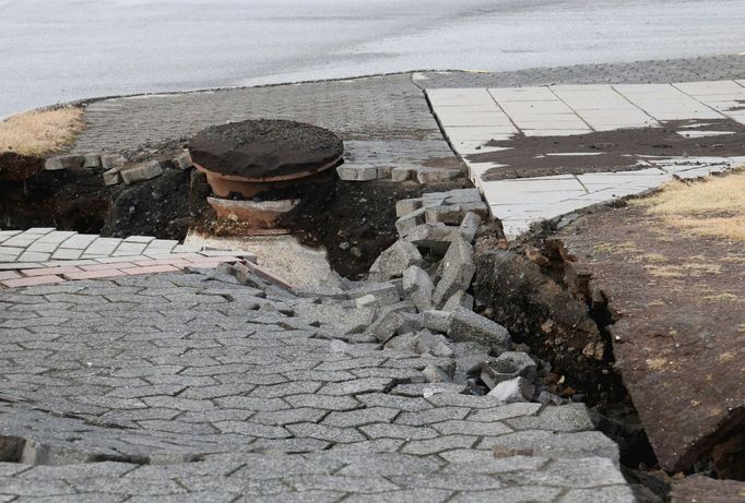 Vesnice Grindavík leží přímo pod islandským vulkánem.