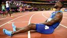 Finále sprintu na 100 metrů na MS v Londýně (Justin Gatlin)