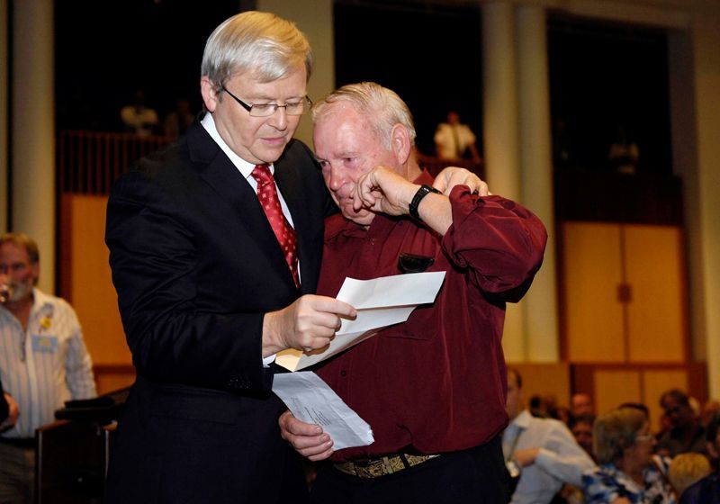 Australský premiér Kevin Rudd
