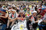 Protestující požadovali zavření jaderné elektrárny Hamaoka. V oblasti také hrozí zemětřesení.