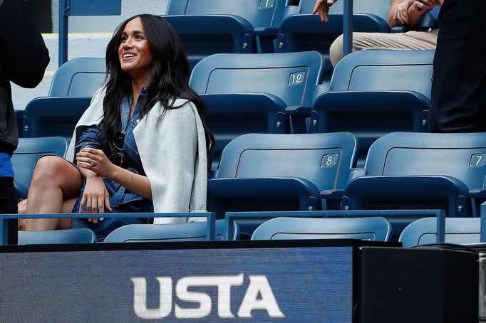 Meghan Markle na finále US Open 2019