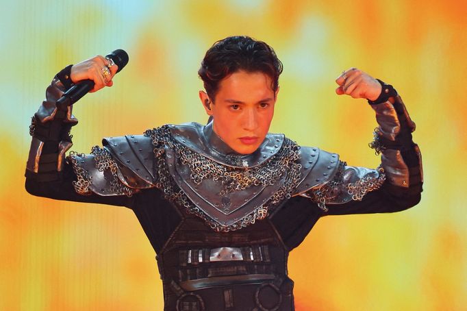 Kyle Alessandro na Eurovizi 2025.