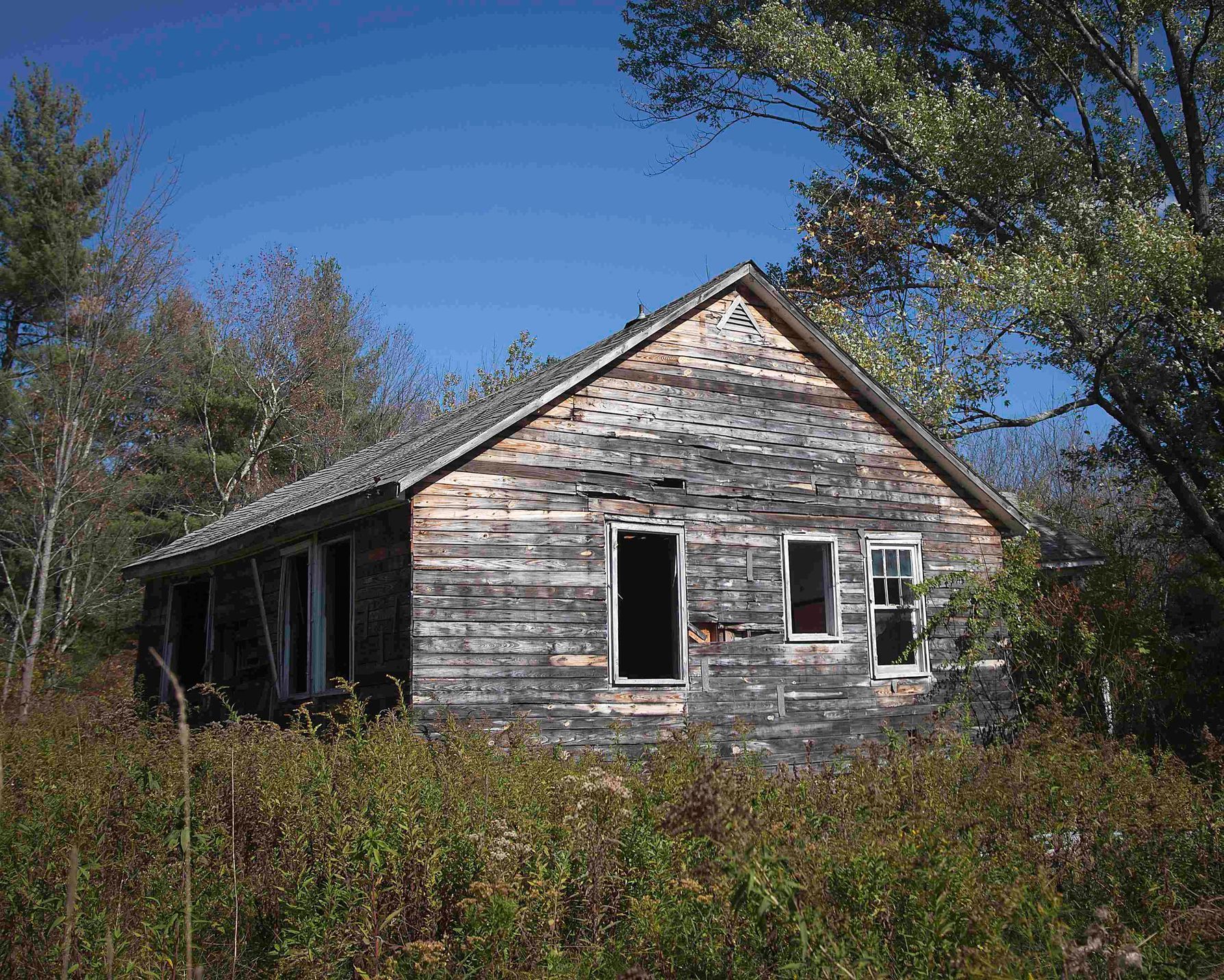 Vybydlená oblast Catskills nedaleko New Yorku